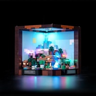 Upgraded Led Light Kit Compatible with Lego Minecraft The Crafting Table Building Set, Lights Decora