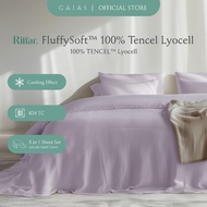 RIFFAR FluffySoft™ 100% Tencel Lyocell Premium Quilt Cover Set 5 in 1 - Size Single/Super Single/Que