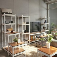 台灣製/優米/角鋼/工業風客廳組合二號餐/電視櫃+茶几桌+沙發邊