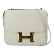 HERMES Evercolor皮革Constance Mini肩背袋Nata