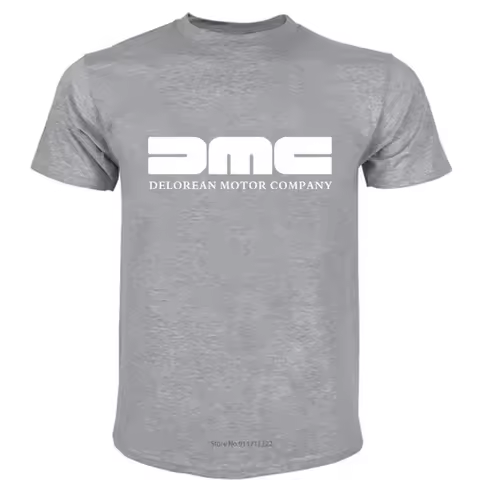 2026 Cotton T Shirt Mens Short Sleeve DMC DeLorean - Mens T-Shirt Back To The Future Film Fashion Te