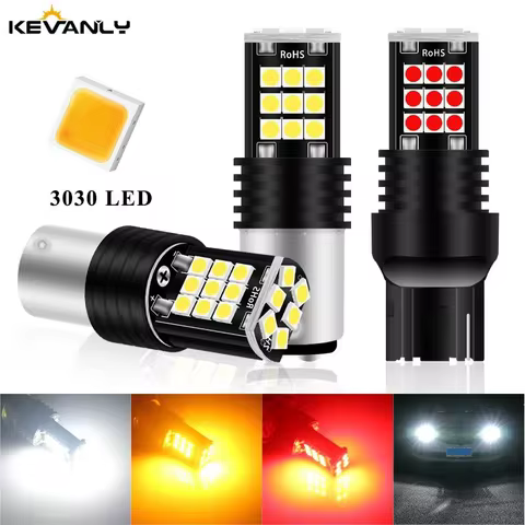 2pcs 1157 Bay15d LED Motorcycle Brake Taillights Strobe Lamp Warning Signal Lights Moto 1157 LED Bra