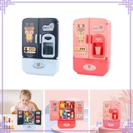 [PerfkfcMY] Miniature Dollhouse Refrigerator Toy Set with Ice Dispenser Children Simulation Refriger