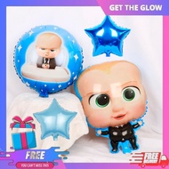 Jumbo Foil Balloon Baby Boss Theme 18 Inch Boss Baby/ Baby/ Baby Boss Cartoon Foil Balloon/ for Chil