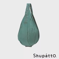 Shupatto 水滴型素色秒收環保啪啪包-中 尤加綠