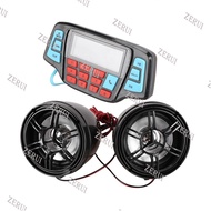 ZR For Motorcycle Mp3 Music Player Audio Hands-Free Bluetooth Stereo Speaker Fm Radio Waterproof Audio System