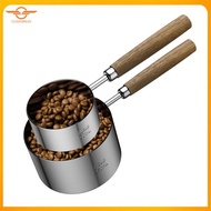 [CloudsMiles] Stainless Steel Dog Food Scoop with Two-Pack Measuring-Cup: 1CUP and 1/4CUP-Perfect fo