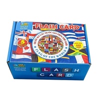 Book - Viet Ha Flashcard Set Themed Flags of Countries Around the World - Bilingual Vietnamese and E