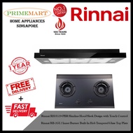 Rinnai RH-S329-PBR Slimline Hood + Rinnai RB-2Gi 2 Burner Built-in Hob *BUNDLE DEAL - FREE DELIVERY