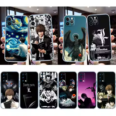UT12 Death Note Ryuk kira Transparent Phone Case for Motorola Moto G7 G8 G9 G84 G85 G73 G24 G15 Z2 P