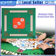 mahjong mat table cloth cover Durable Thickening anti slip Embroidery mahjong carpet 80CM-120CM 麻將 桌布 水晶绒