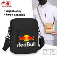 Red Bull Energy Drink Unisex Crossbody Bag Small Shoulder Waist Bag, Brand Logo Design Waterproof La