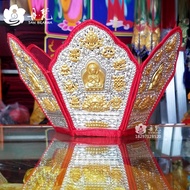 Nepal Boutique Gilt Gilt Gilt Five Buddha Crown/Monk Hat/Buddha Hat Villu Hat Master Hat Tibetan Buddhism