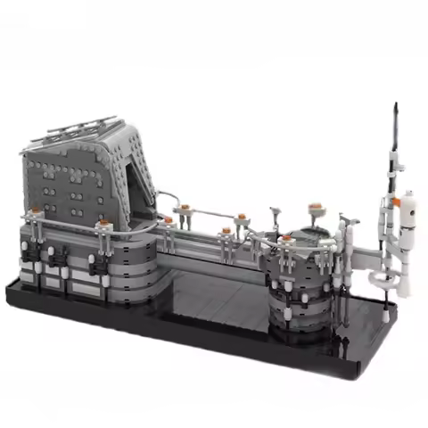NEW 1184PCS star battle Movie scene MOC Cloud City Duel on Bespin model DIY creative ideas ChildToy 