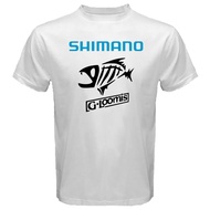 New Fashion Shimano G Loomis Team Daiwa Fishing Reels Rods white TEE Mens T shirt 2023