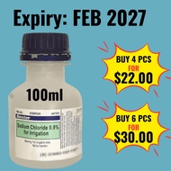 Baxter Sodium Chloride 0.9% Irrigation Solution 100ml Wound Irrigation