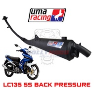 EXHAUST UMA RACING BACK PRESSURE FOR YAMAHA LC135 5S UMA RACING PLUG COIL