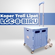 Trolley Lipat Portable Serbaguna Untuk Barang LGC-8 Troli Belanja Lipat Box Stoller 2 Roda