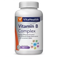 VitaHealth Vitamin B Complex 100's Exp:11/2026