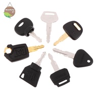 Nebaby 7Pcs/set Keys Ignition Keys Excavator Construction Machinery Key Kit 14607 5P8500 K250 H800 F