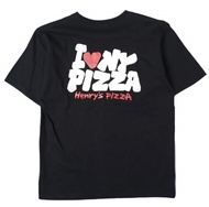 Henry's PIZZA 我愛紐約 T卹印花 T 卹 M 黑色短袖 VERDY 上衣 [二手] [Henry's PIZZA]