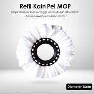 - Quality 16cm Diameter Round Spin Mop Floor Mop Refill | Super Microfiber Spin Mop REFIL Fabric C5A1-REFIL