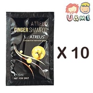 ATREUS - *優惠十件裝* 生薑洗髮水15ml x 10 小包體驗裝 ✥ [78881x10] (平行進口貨)