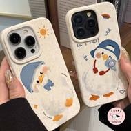 Cute Cartoon Couple Soft Duck Case Redmi Note 13 11 10 8 10s 10A 11s 12 9 Pro 12 13C 12C 10C A210A 9