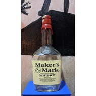Used hard drink bottle liquor makers mark whisky 1 Liter antique bottle unique bottle bottle