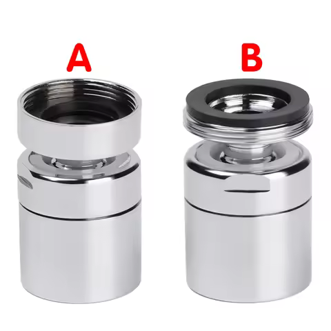 1Pc 360 Degree Swivel Brass Faucet Aerator Water Bubbler Saving Tap For Bathroom Kitchen Bidet Fauce