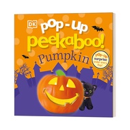 Huayan Original English Original Pop Up Peekaboo! Pumpkin Hidden Cat 3D Cardboard Book Pumpkin Engli