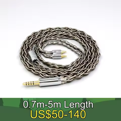 99% Pure Silver Palladium + Graphene Gold Earphone Shielding Cable For Sennheiser IE40 Pro IE40pro 4