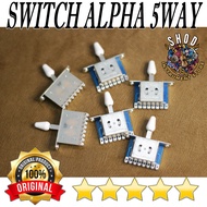 Alpha 3 way 5 way Guitar switch original & cortek switch 5 way 3 way Guitar switch 3-way And 5-way G