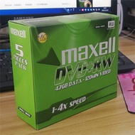 Japanese Maxell DVD-RW CD-RW burning CD DVD erasable blank car disc 2-speed 4.7G single chip packagi