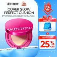 [In Stock] SKINTIFIC Cover Perfect Pink Glow Cushion Foundation | Full Coverage Glowing Finish Glass