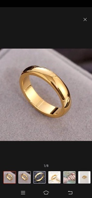 Cincin Belah Rotan Titanium Cincin Couple Cincin Nikah Cincin Polos Cincin Pria Cincin Wanita