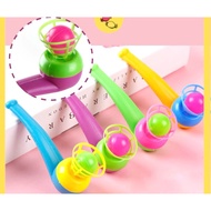 3 plastic balloon blowing toys balancing glue no