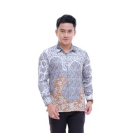 KEMEJA Azriel Batik Shirt for Men, Premium, Cool, Comfortable, Baju Batik Lelaki, Baju Batik, Batik 