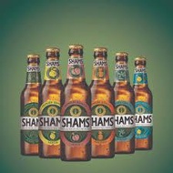 Shams Non-Alcoholic Malt Drinks – 12 x 1L Carton (Apple, Peach, Pineapple, Tropical, Lemon)