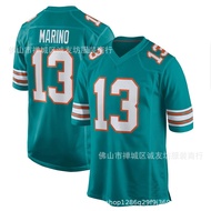 ✢ NFL Football Jersey Dolphins 13 Green Retro Dolphins Dan Marino Jersey