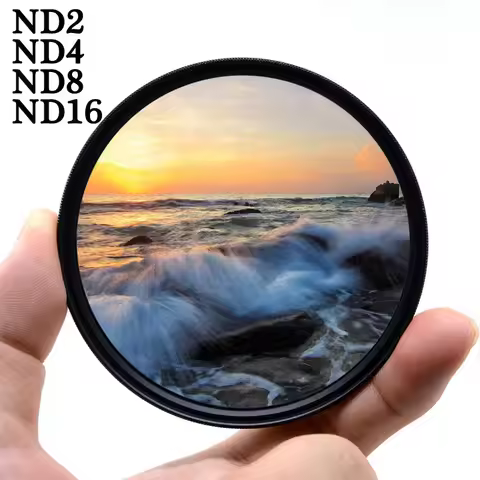 KnightX ND2 ND4 ND8 ND16 ND 49MM 52MM 55MM 58MM 67MM 77MM Camera Lens Filter For canon eos sony niko