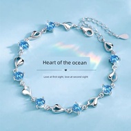 bracelet for woman gelang Ocean Heart Bracelet Female ins Temperament Small Fresh High-End Bracelet 