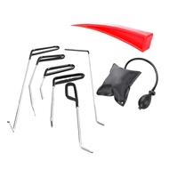 Auto Body Dent Removal Crowbar Kit Car Dent Repair Hooks Stainless Steel Push Rods for Automotive De