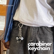 Carbiner keychain 8ball|8ball keychain|Carabiner scene