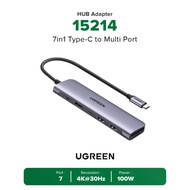 Ugreen 7in1 4K 30Hz PD 100W SD/TF USB Type-C Multifunction Hub Adapter