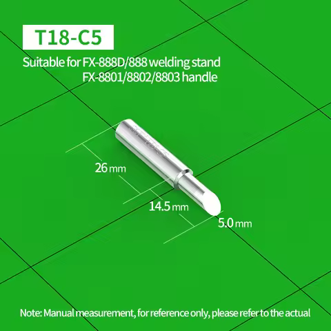 T18 Soldering Tips T18-D12 D08 D16 T18-D24 T18-K S4 BR02 BL I T18-D32 Fit HAKKO FX-888 FX-888D FX-88