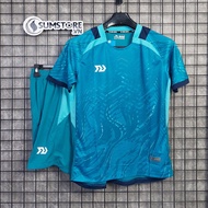 Áo Thể Thao Không Logo Hades 2 Xanh Biển - Áo Đá Banh Bulbal Cao Cấp