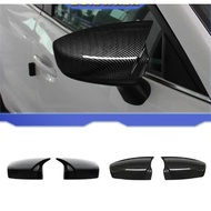 ABS Carbon fibre For Mazda 3 Axela 2014 2015 2016 2017 2018 Accessories Car rearview mirror cover frame Cover Trim Car Styling