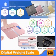 [SG Stock]Smart Digital Weight Scale Bathroom LED Body Bathroom Weighing Scale 0.5-180KG