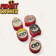 GANTUNGAN Keychain Fidget Clicker The Incritibles | Clicker Keychain